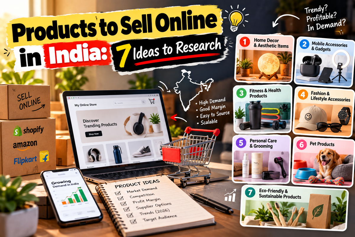 Products to Sell Online in India: 7 Ideas to Research
