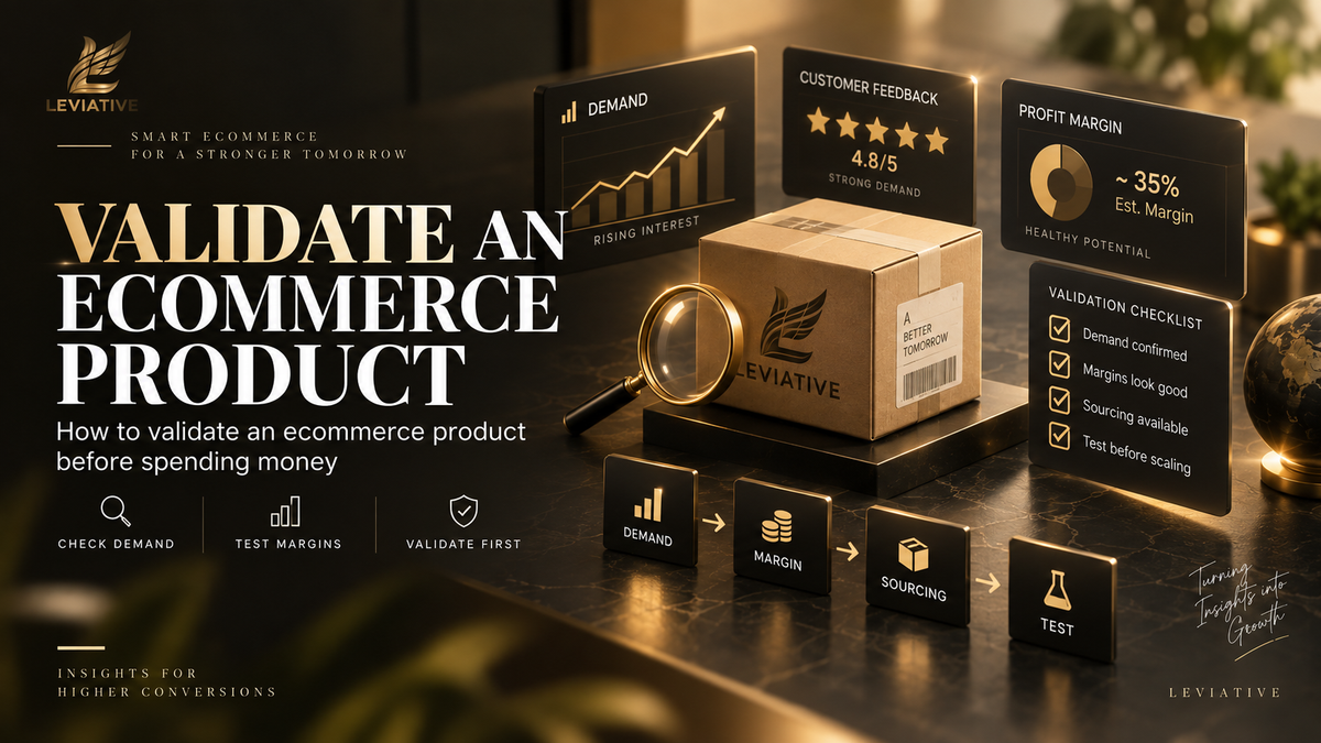 How to Validate an Ecommerce Product Before Spending Money